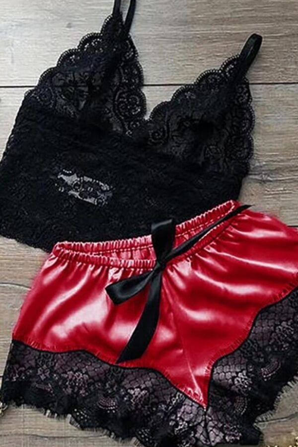 Bosses And Dimes Sexy Lace Hem Sleepwear - Bosses and Dimes