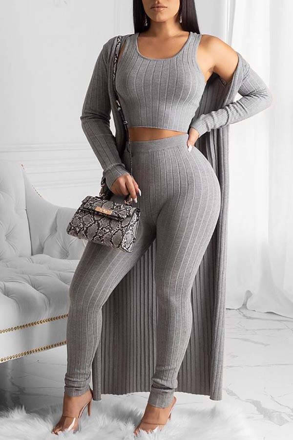 Bosses And Dimes Stylish Three-Piece Pants Set - Bosses and Dimes